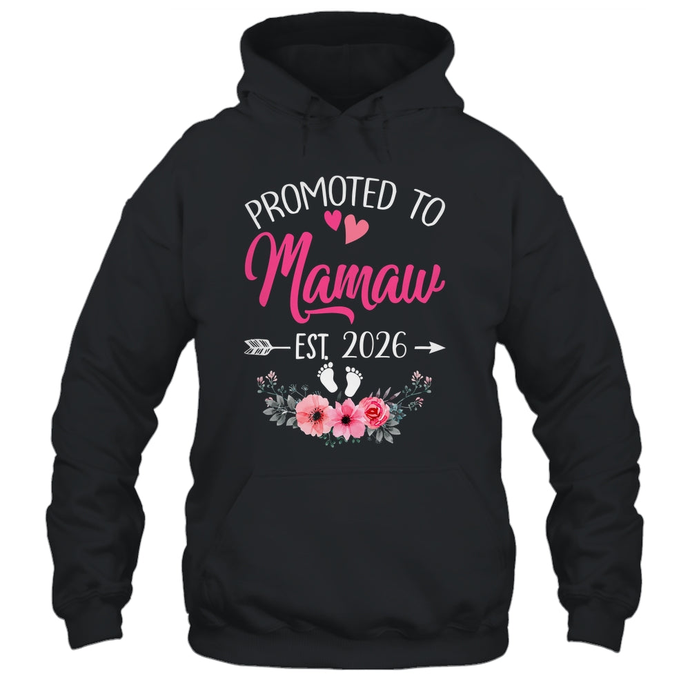 Promoted To Mamaw Est 2026 Mothers Day First Time Shirt & Tank Top | teecentury