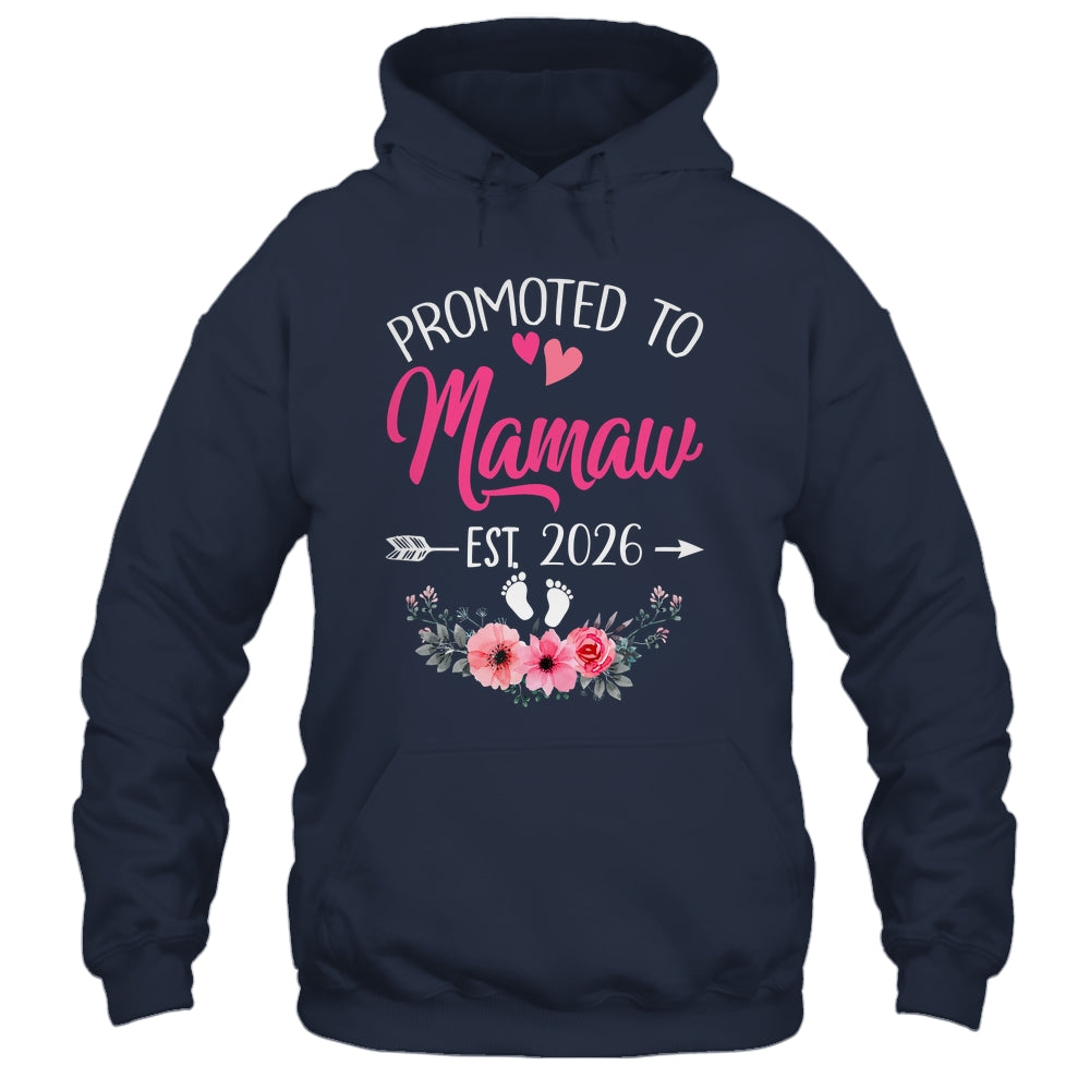 Promoted To Mamaw Est 2026 Mothers Day First Time Shirt & Tank Top | teecentury