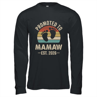Promoted To Mamaw Est 2026 Mothers Day Vintage Shirt & Hoodie | teecentury