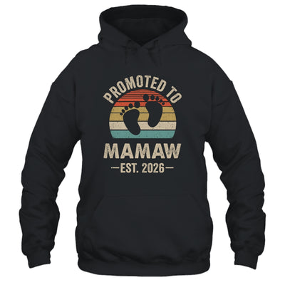 Promoted To Mamaw Est 2026 Mothers Day Vintage Shirt & Hoodie | teecentury