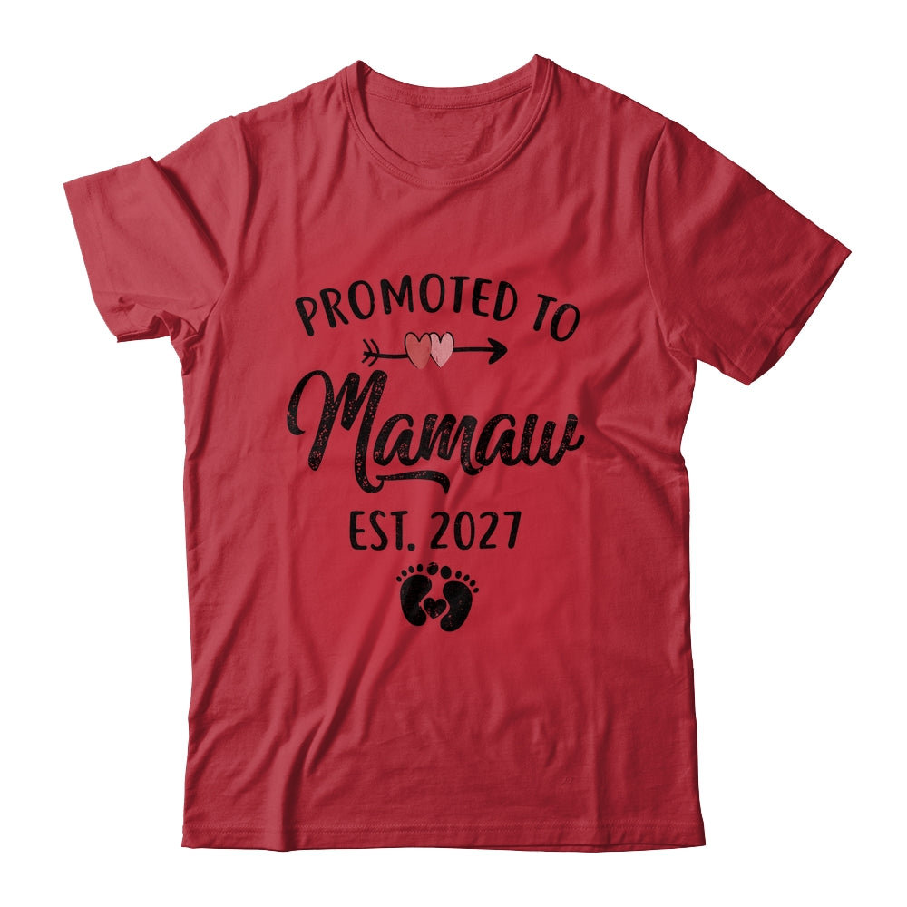 Promoted To Mamaw Est 2027 First Time Mothers Day Shirt & Hoodie | teecentury