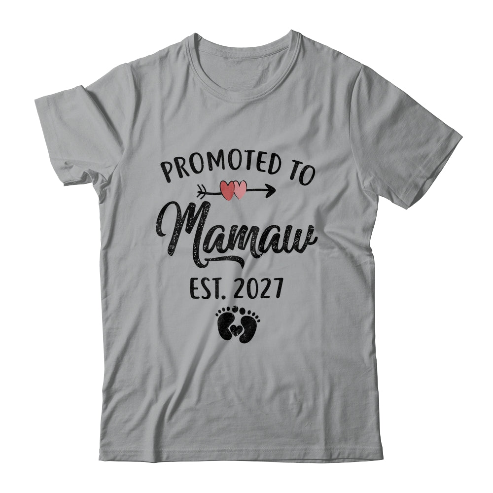 Promoted To Mamaw Est 2027 First Time Mothers Day Shirt & Hoodie | teecentury