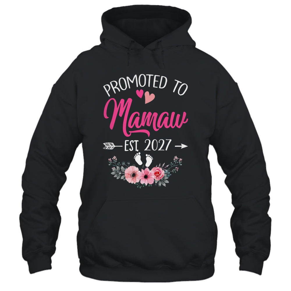 Promoted To Mamaw Est 2027 Mothers Day First Time Shirt & Tank Top | teecentury