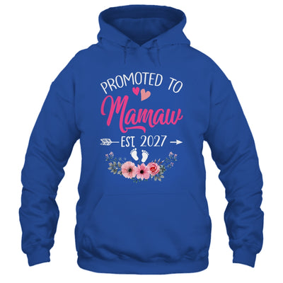 Promoted To Mamaw Est 2027 Mothers Day First Time Shirt & Tank Top | teecentury