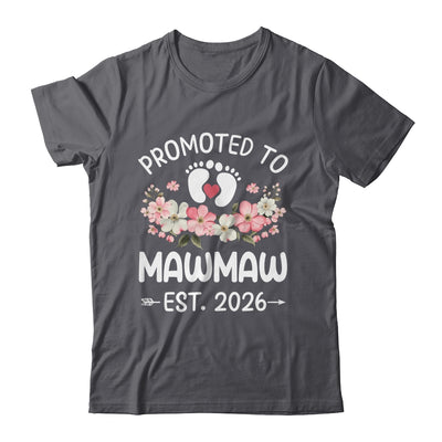 Promoted To Mawmaw 2026 First Time Floral New Mawmaw Shirt & Hoodie | teecentury