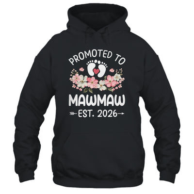 Promoted To Mawmaw 2026 First Time Floral New Mawmaw Shirt & Hoodie | teecentury