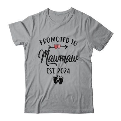 Promoted To Mawmaw Est 2024 First Time Mothers Day Shirt & Tank Top | teecentury