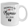 Promoted To Mawmaw Est 2024 First Time Mothers Day Mug | teecentury