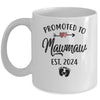 Promoted To Mawmaw Est 2024 First Time Mothers Day Mug | teecentury