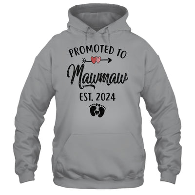 Promoted To Mawmaw Est 2024 First Time Mothers Day Shirt & Tank Top | teecentury