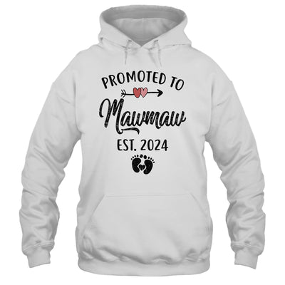 Promoted To Mawmaw Est 2024 First Time Mothers Day Shirt & Tank Top | teecentury