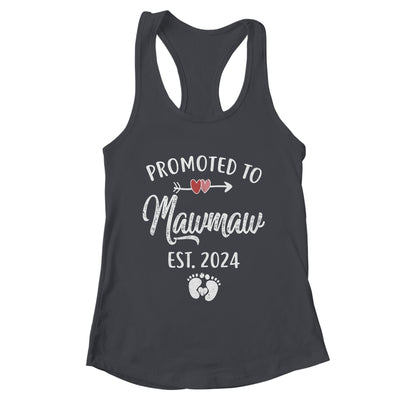 Promoted To Mawmaw Est 2024 Funny First Time Mothers Day Shirt & Tank Top | teecentury
