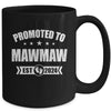 Promoted To Mawmaw Est 2024 Mothers Day First Time New Mug | teecentury