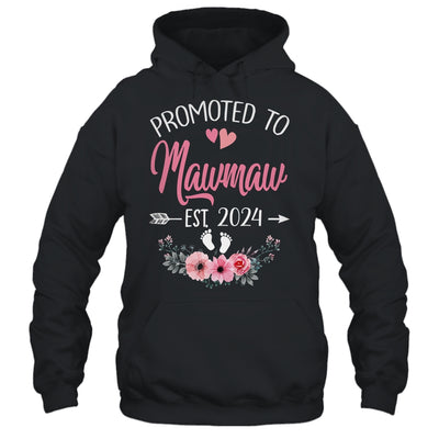 Promoted To Mawmaw Est 2024 Mothers Day First Time Shirt & Tank Top | teecentury