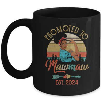 Promoted To Mawmaw Est 2024 Vintage First Time Mawmaw Mug | teecentury