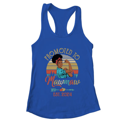 Promoted To Mawmaw Est 2024 Vintage First Time Mawmaw Shirt & Tank Top | teecentury