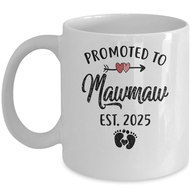 Promoted To Mawmaw Est 2025 First Time Mothers Day Mug | teecentury