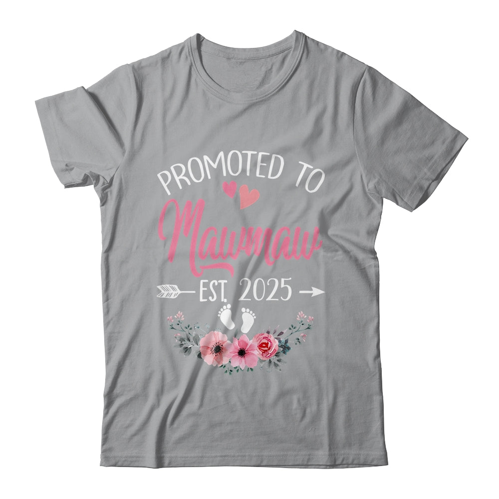 Promoted To Mawmaw Est 2025 Mothers Day First Time Shirt & Tank Top | teecentury