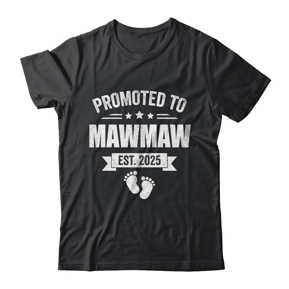 Promoted To Mawmaw Est 2025 Mothers Day First Time New Shirt & Tank Top | teecentury
