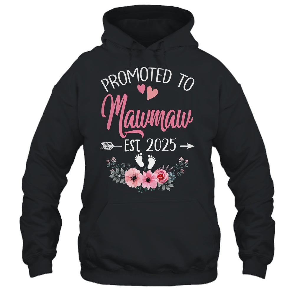 Promoted To Mawmaw Est 2025 Mothers Day First Time Shirt & Tank Top | teecentury