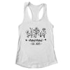 Promoted To Mawmaw Est 2025 Pregnancy Announcement Flower Shirt & Tank Top | teecentury