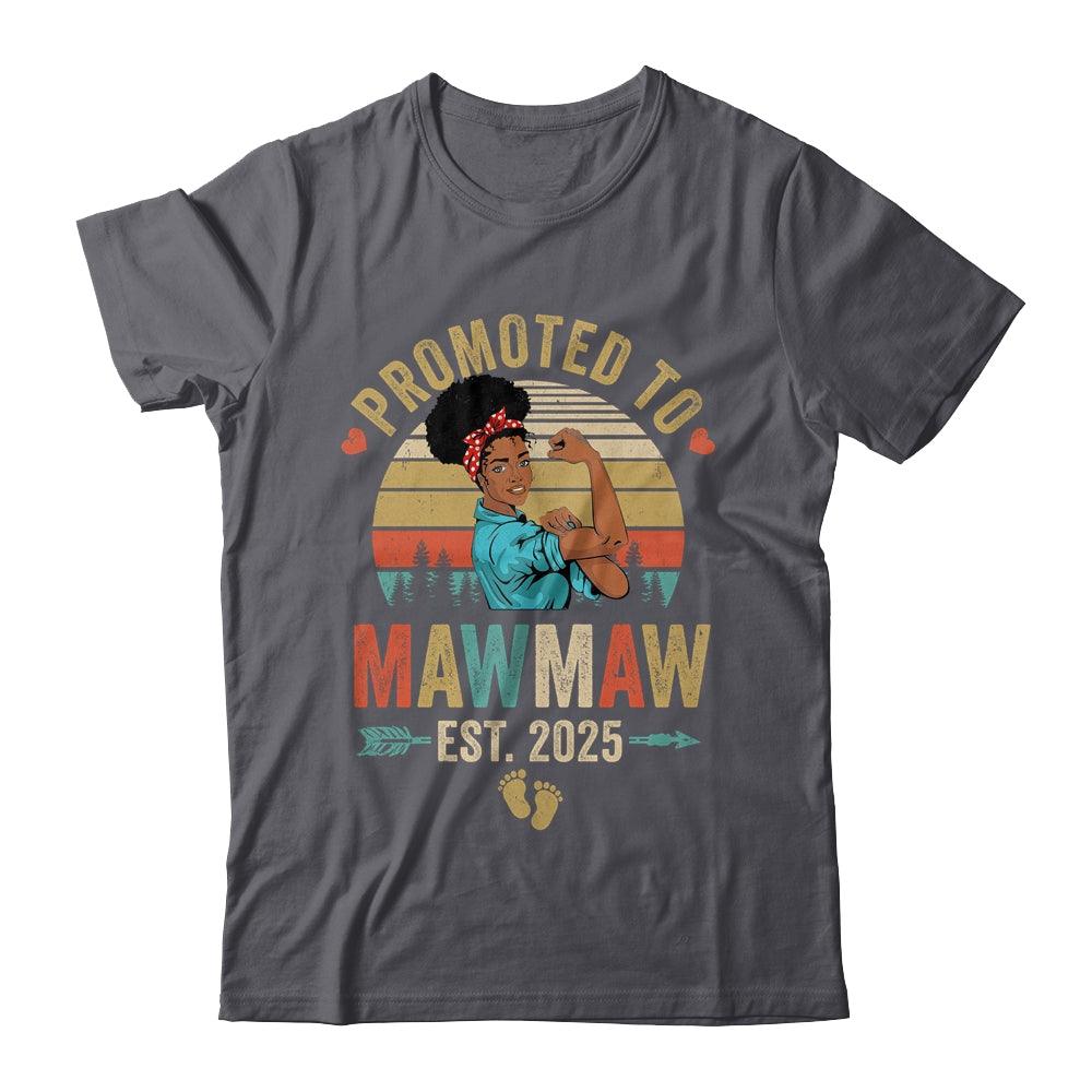 Promoted To Mawmaw Est 2025 Vintage First Time Mawmaw Shirt & Tank Top | teecentury