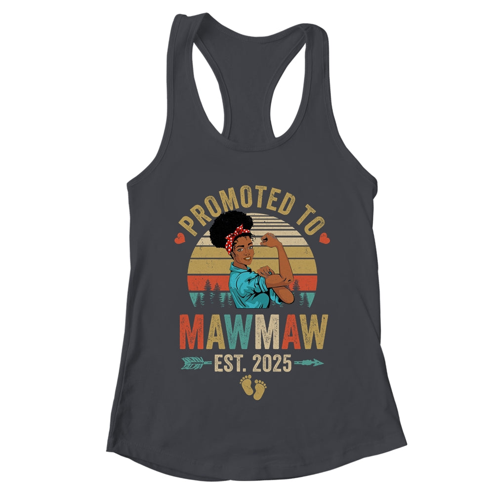 Promoted To Mawmaw Est 2025 Vintage First Time Mawmaw Shirt & Tank Top | teecentury