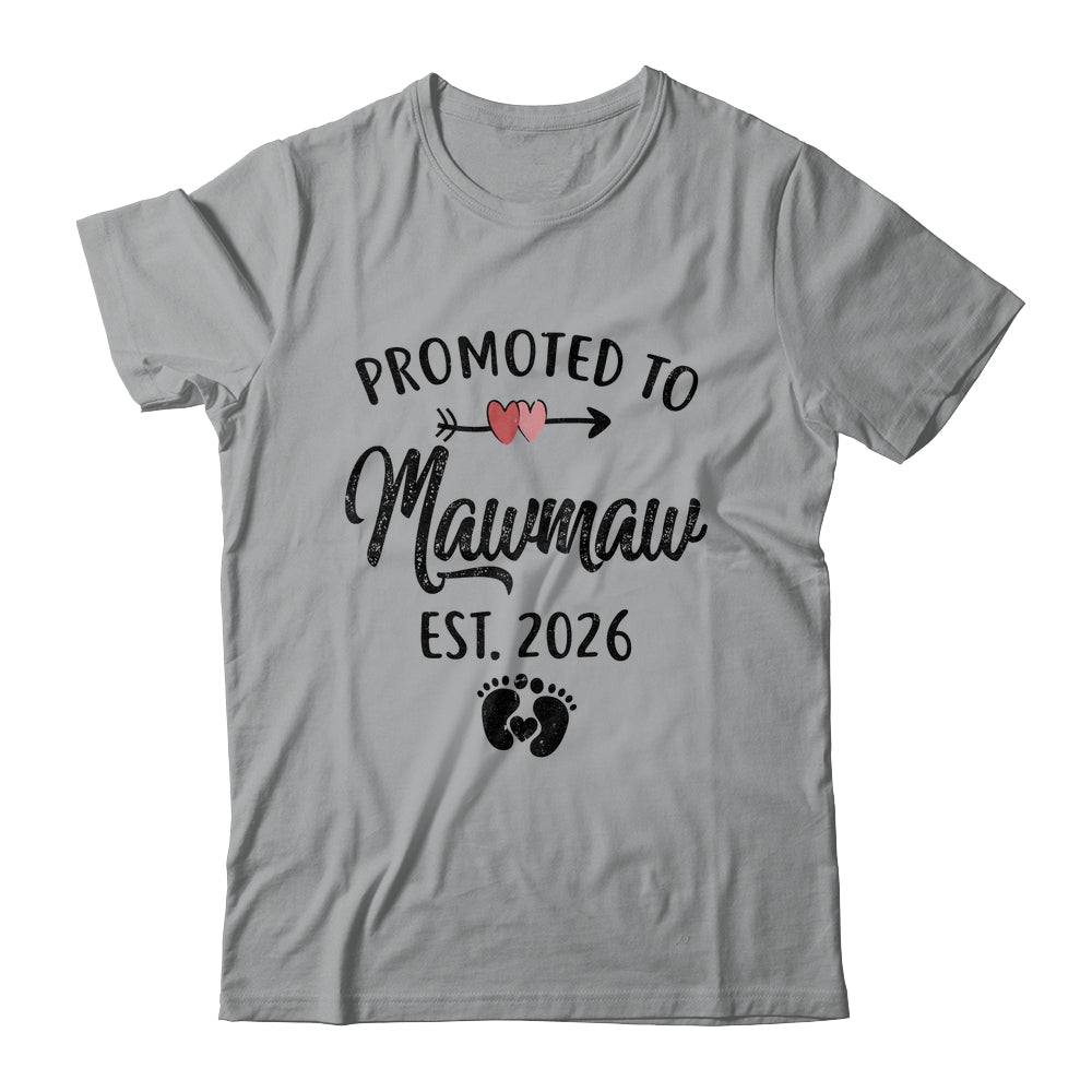 Promoted To Mawmaw Est 2026 First Time Mothers Day Shirt & Hoodie | teecentury