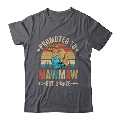 Promoted To Mawmaw Est 2026 Retro First Time Mawmaw Shirt & Tank Top | teecentury