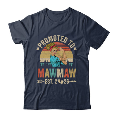 Promoted To Mawmaw Est 2026 Retro First Time Mawmaw Shirt & Tank Top | teecentury