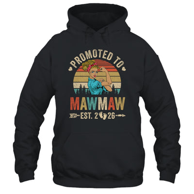 Promoted To Mawmaw Est 2026 Retro First Time Mawmaw Shirt & Tank Top | teecentury