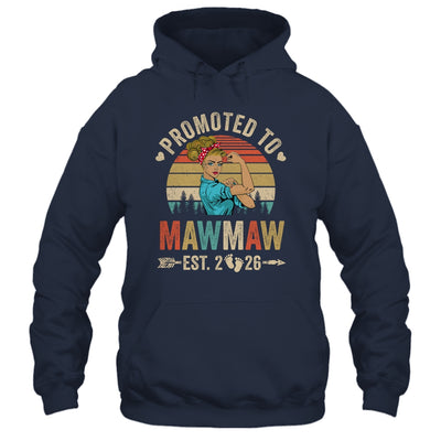 Promoted To Mawmaw Est 2026 Retro First Time Mawmaw Shirt & Tank Top | teecentury