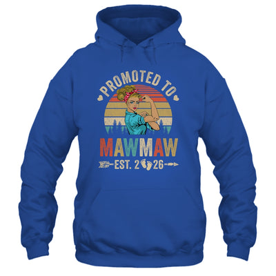 Promoted To Mawmaw Est 2026 Retro First Time Mawmaw Shirt & Tank Top | teecentury