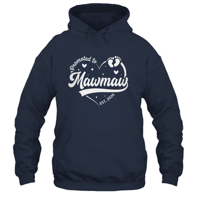 Promoted To Mawmaw Est 2026 Soon To Be New Grandmom Heart Shirt & Tank Top | teecentury
