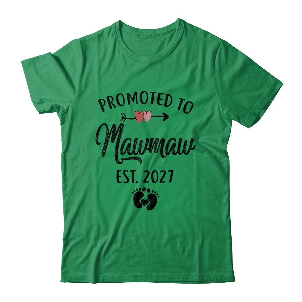Promoted To Mawmaw Est 2027 First Time Mothers Day Shirt & Hoodie | teecentury