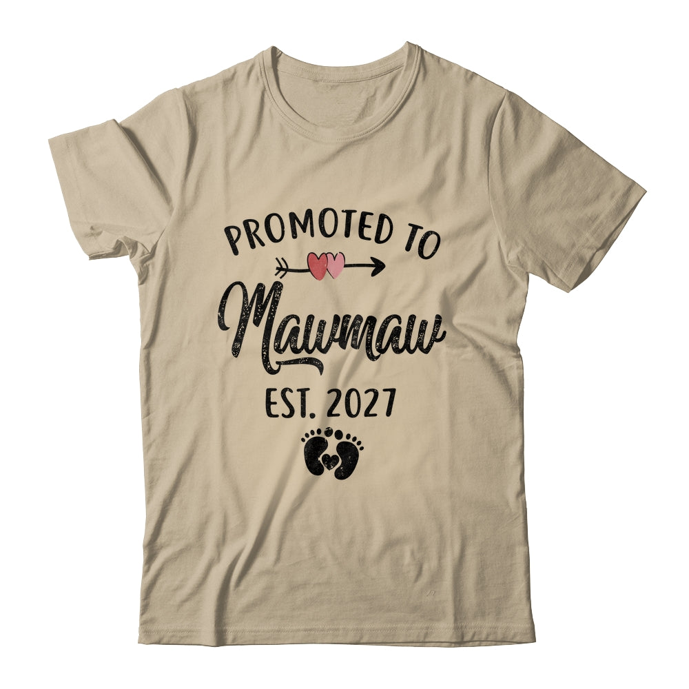 Promoted To Mawmaw Est 2027 First Time Mothers Day Shirt & Hoodie | teecentury