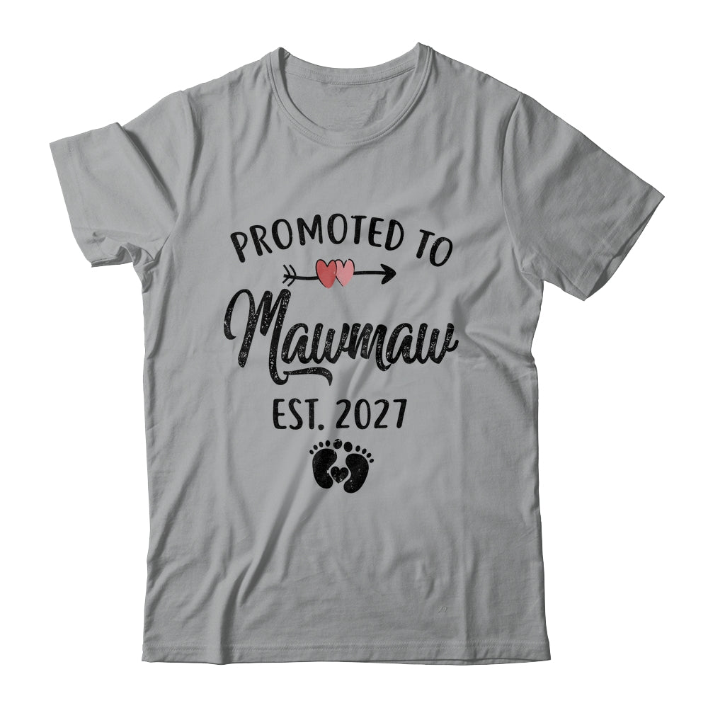Promoted To Mawmaw Est 2027 First Time Mothers Day Shirt & Hoodie | teecentury