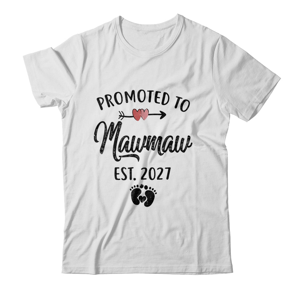 Promoted To Mawmaw Est 2027 First Time Mothers Day Shirt & Hoodie | teecentury