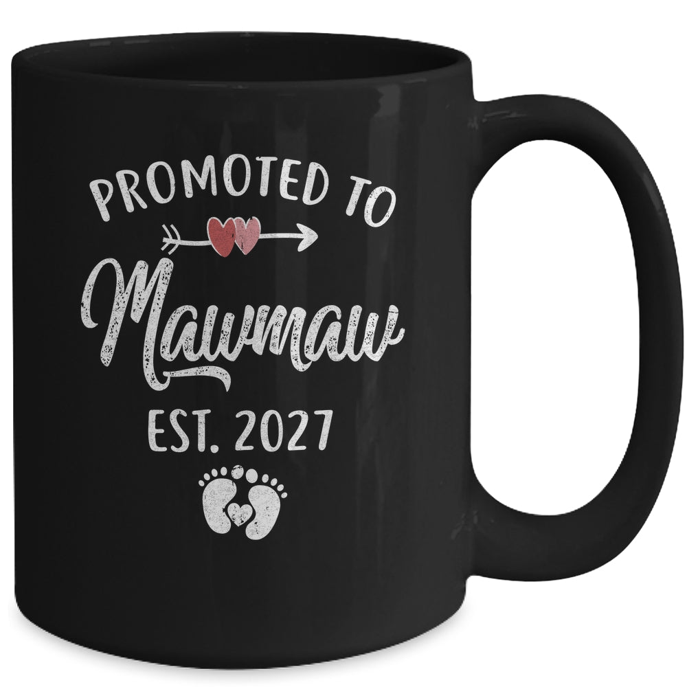 Promoted To Mawmaw Est 2027 Funny First Time Mothers Day Mug | teecentury
