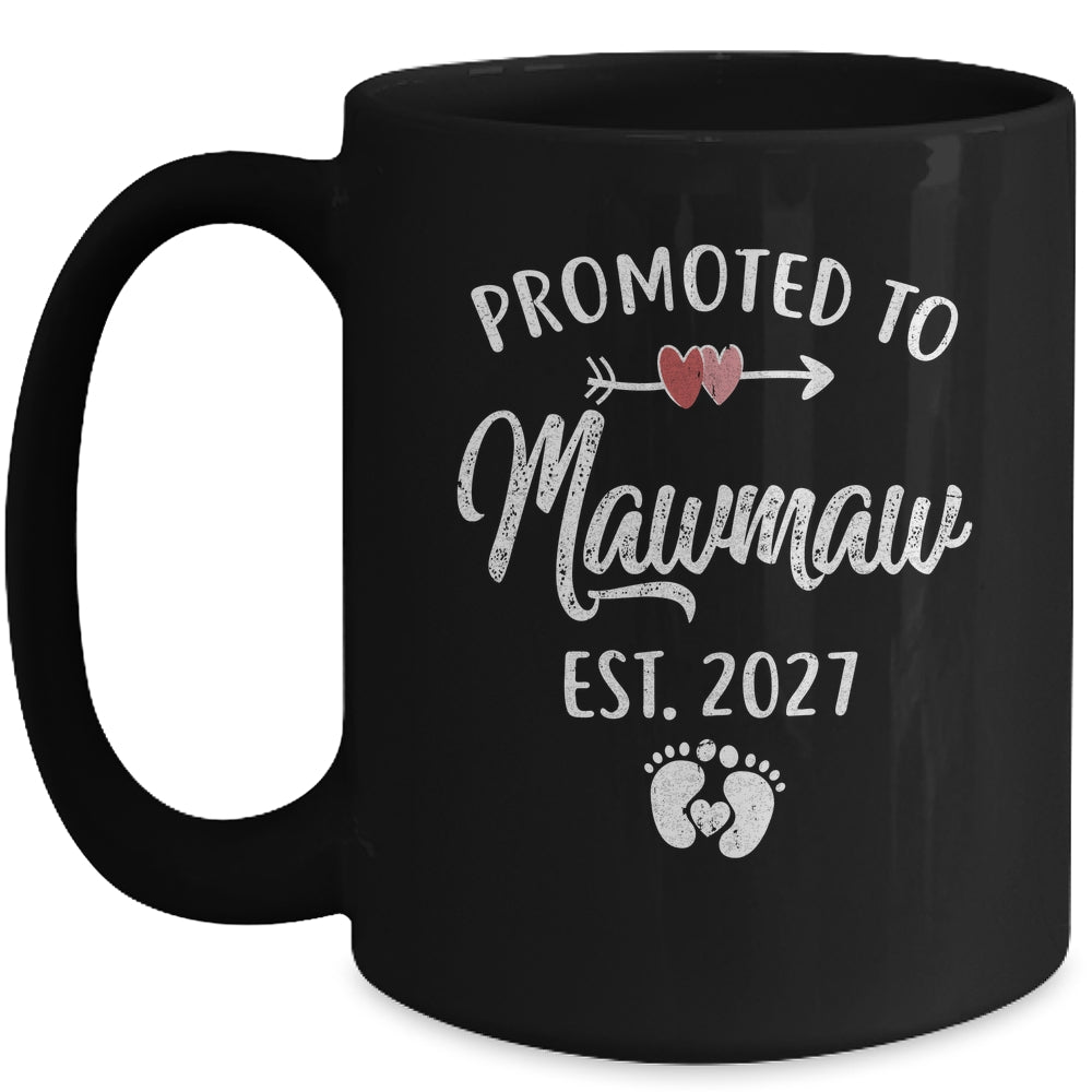 Promoted To Mawmaw Est 2027 Funny First Time Mothers Day Mug | teecentury