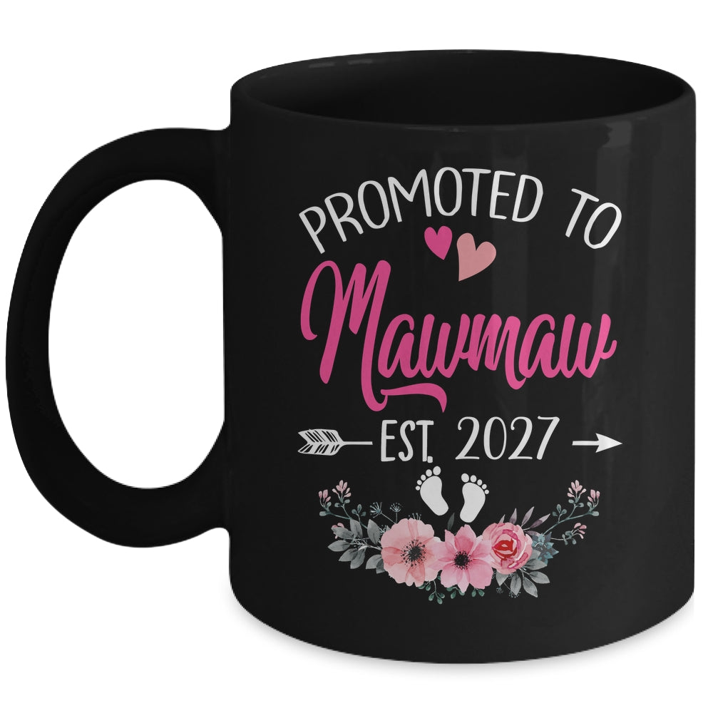Promoted To Mawmaw Est 2027 Mothers Day First Time Mug | teecentury