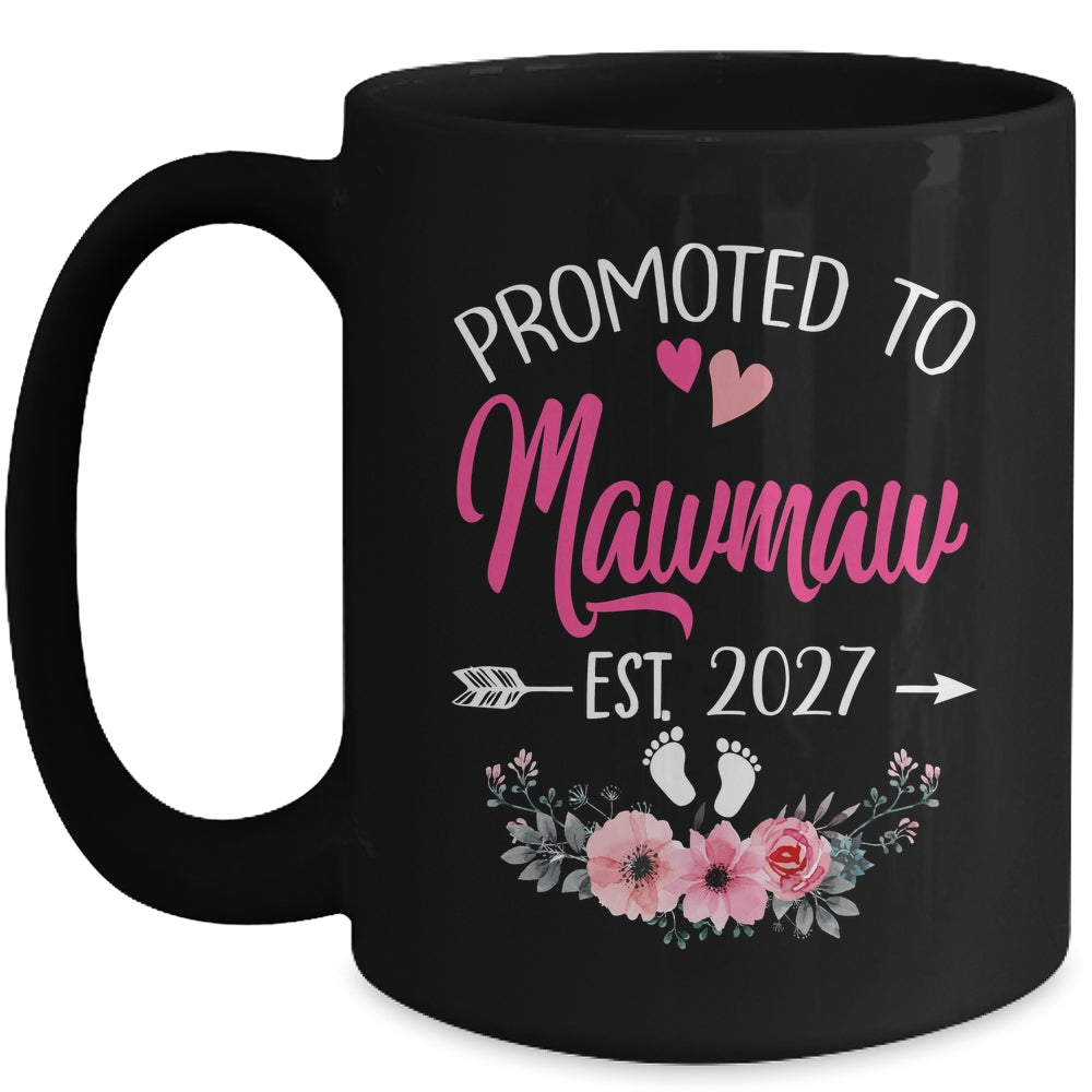 Promoted To Mawmaw Est 2027 Mothers Day First Time Mug | teecentury