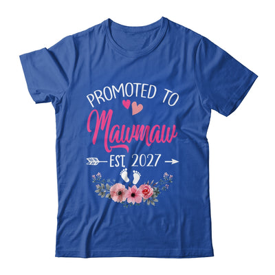 Promoted To Mawmaw Est 2027 Mothers Day First Time Shirt & Tank Top | teecentury
