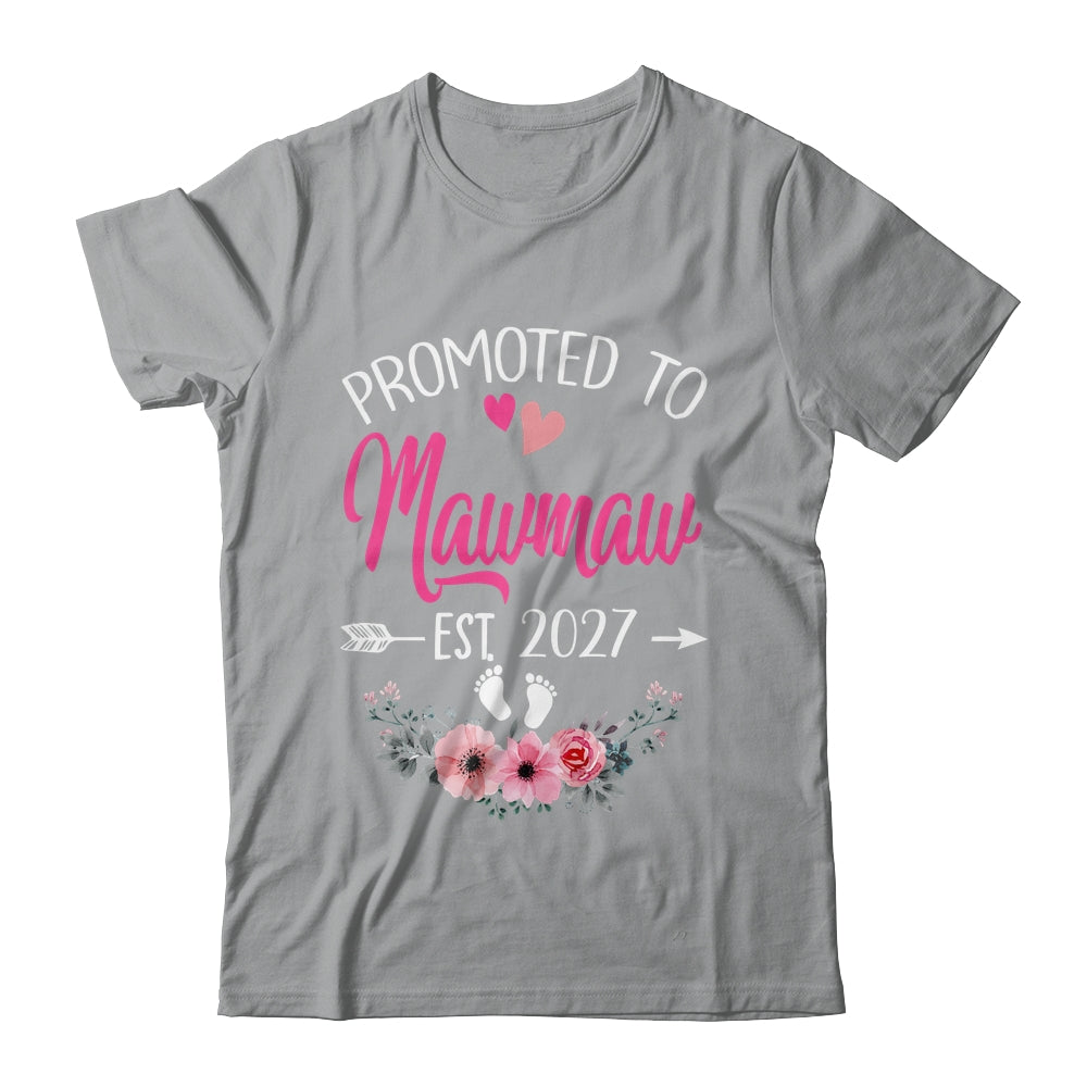 Promoted To Mawmaw Est 2027 Mothers Day First Time Shirt & Tank Top | teecentury