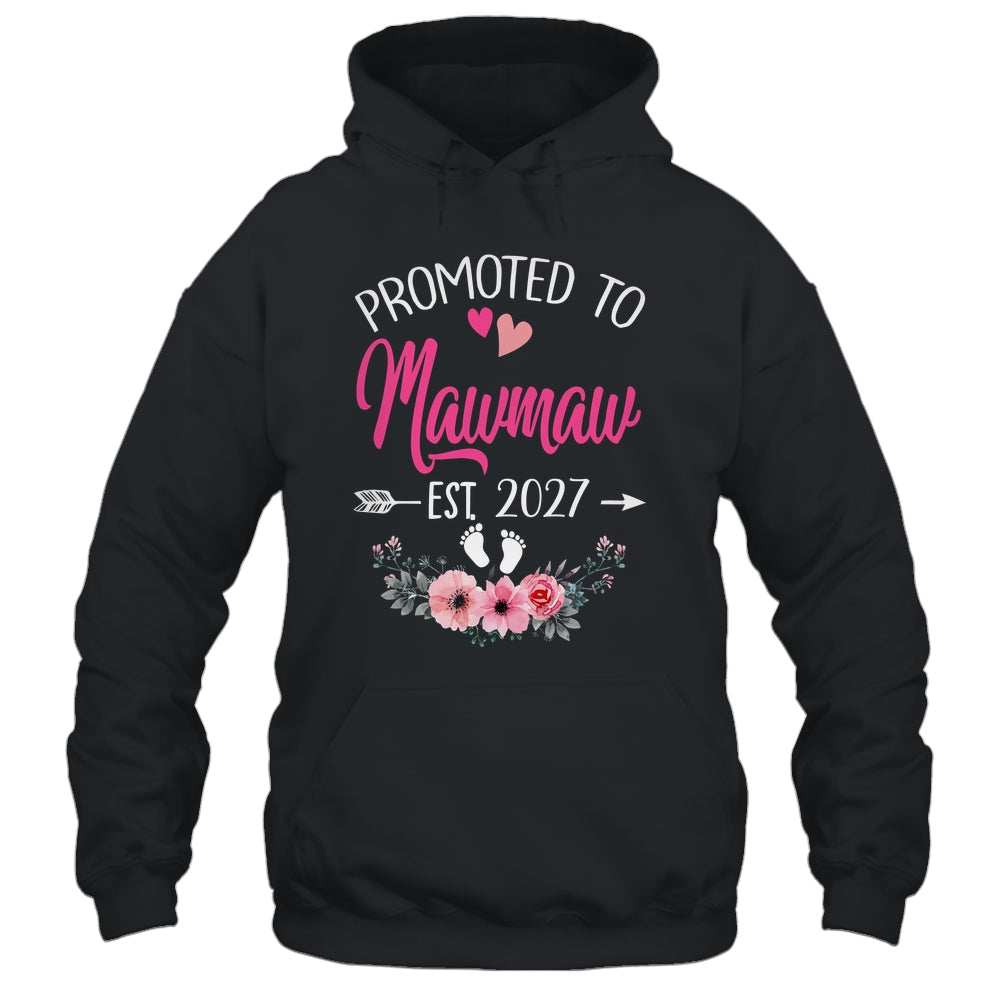 Promoted To Mawmaw Est 2027 Mothers Day First Time Shirt & Tank Top | teecentury