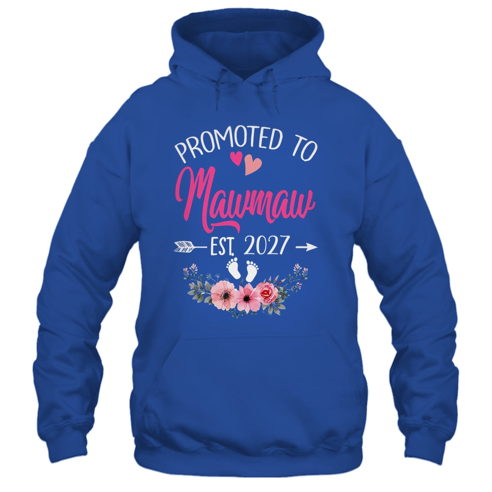 Promoted To Mawmaw Est 2027 Mothers Day First Time Shirt & Tank Top | teecentury