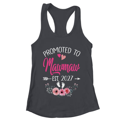 Promoted To Mawmaw Est 2027 Mothers Day First Time Shirt & Tank Top | teecentury