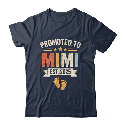 Promoted To Mimi 2025 Retro Soon To Be Mimi Est 2025 Shirt & Hoodie | teecentury