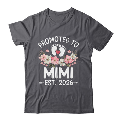 Promoted To Mimi 2026 First Time Floral New Mimi Shirt & Hoodie | teecentury