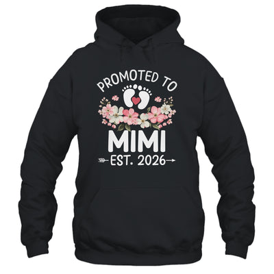 Promoted To Mimi 2026 First Time Floral New Mimi Shirt & Hoodie | teecentury